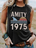 Women's Amity Island 1975 Printed Vest