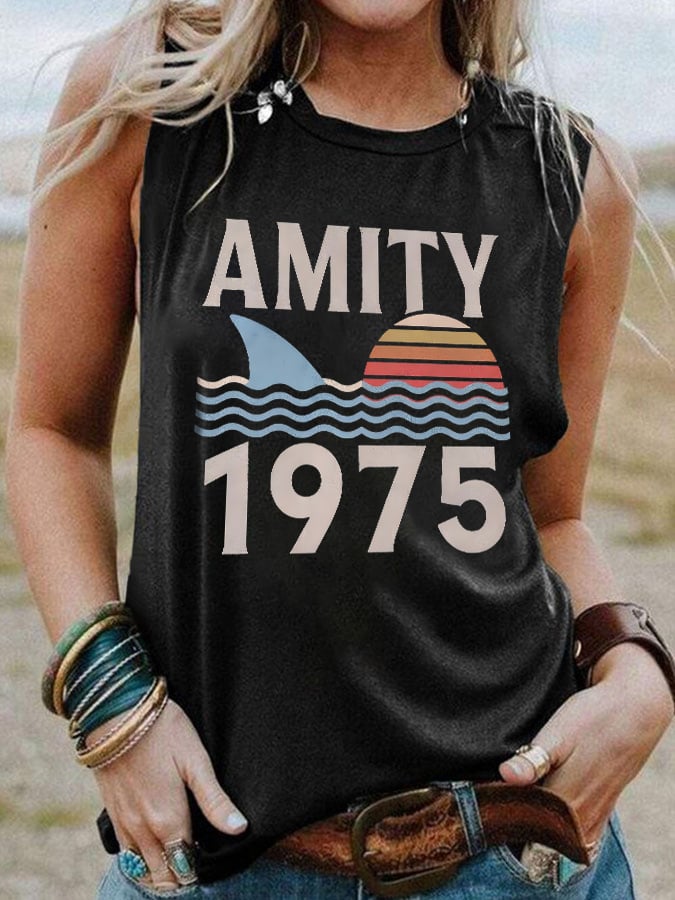 Women's Amity Island 1975 Printed Vest