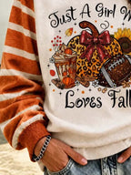 Women'S Casual Printed Sweatshirt