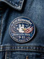 Unisex 9/11 25th Anniversary We Will Never Forget Brooch