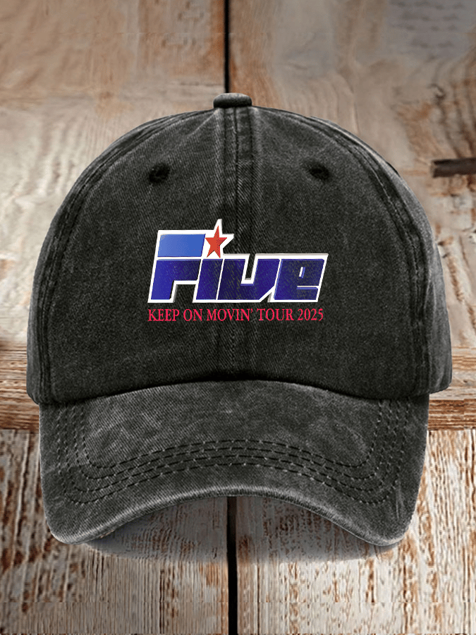 FIVE Keep On Movin‘ 2025 Printed Baseball Cap