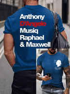 Men's  Neo Soul Printed Casual T-shirt