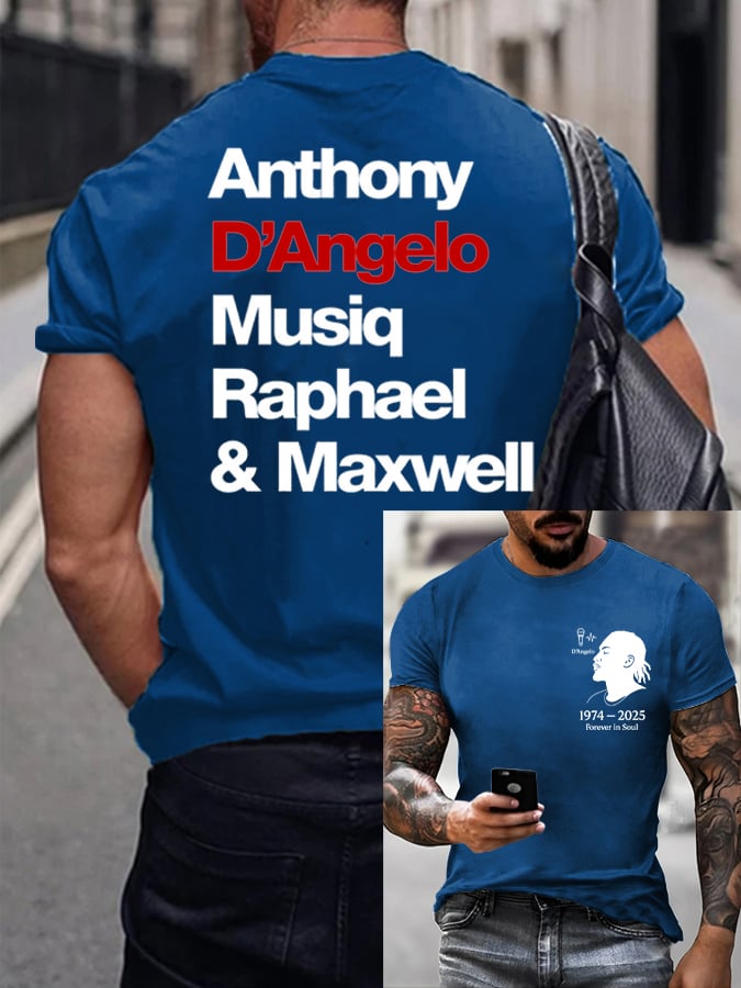 Men's  Neo Soul Printed Casual T-shirt