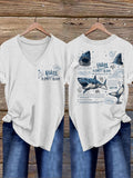 Women's Amity Island 1975 Printed Short-Sleeved T-Shirt