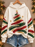 Women's Casual Christmas Print Long-Sleeve Sweatshirt