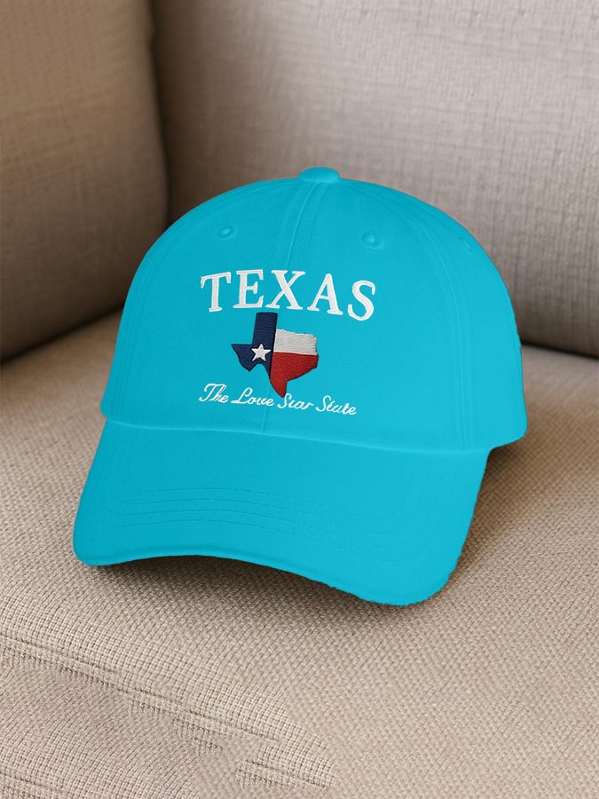 Unisex Texas The Lone Star State Print Baseball Cap