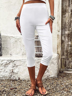 Women's Casual Versatile Solid Color Liggings