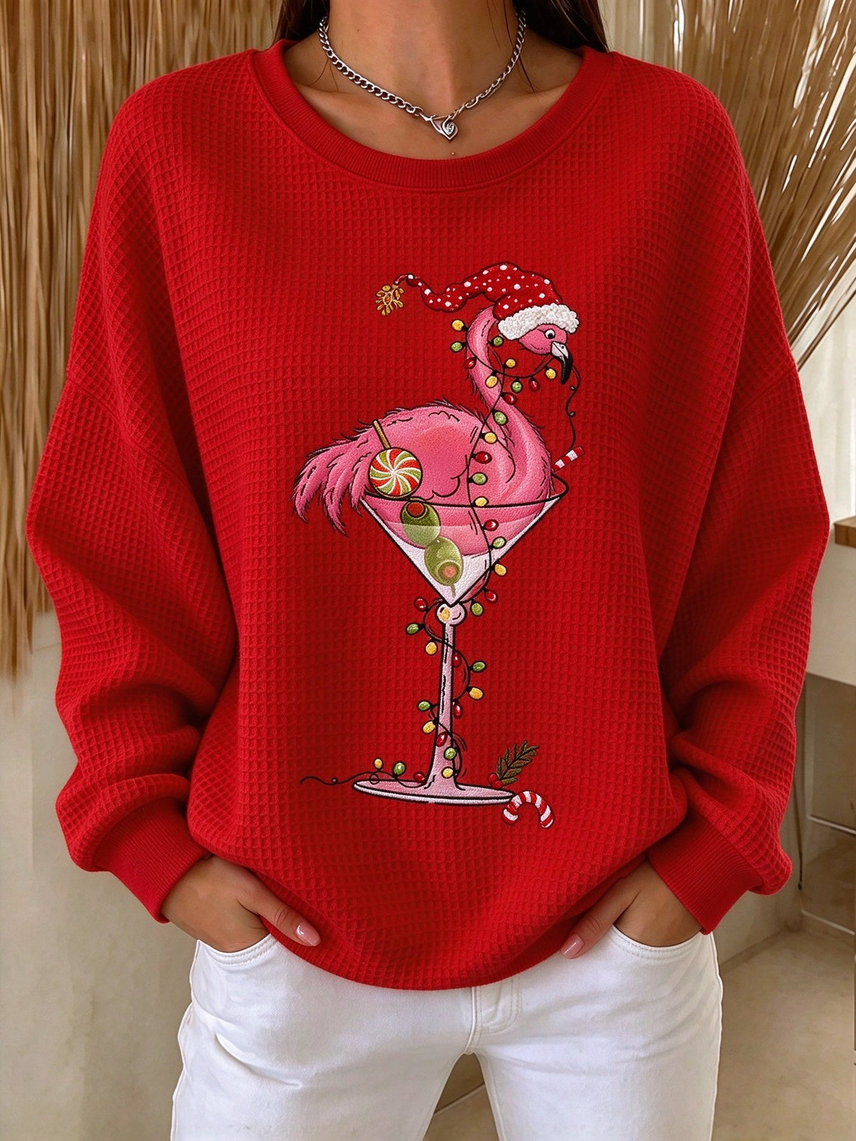 Women's Christmas Print Sweatshirt