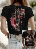 Merry Christmas King of Rock and Roll Printed T-shirts