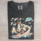 Kpop Swim Music Art Printed Retro T-shirts
