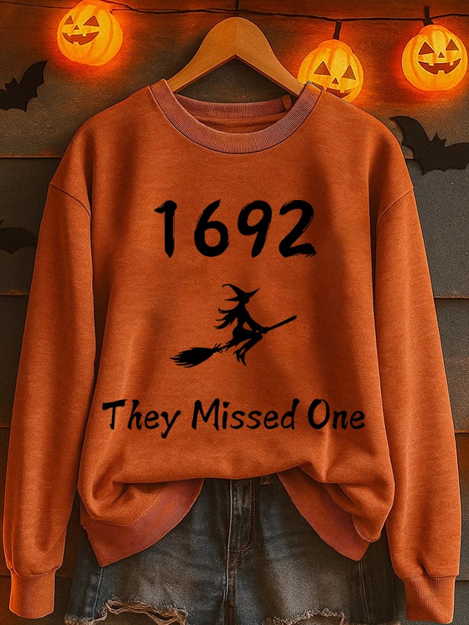 Women's 1692 They Missed One Printed Sweatshirt