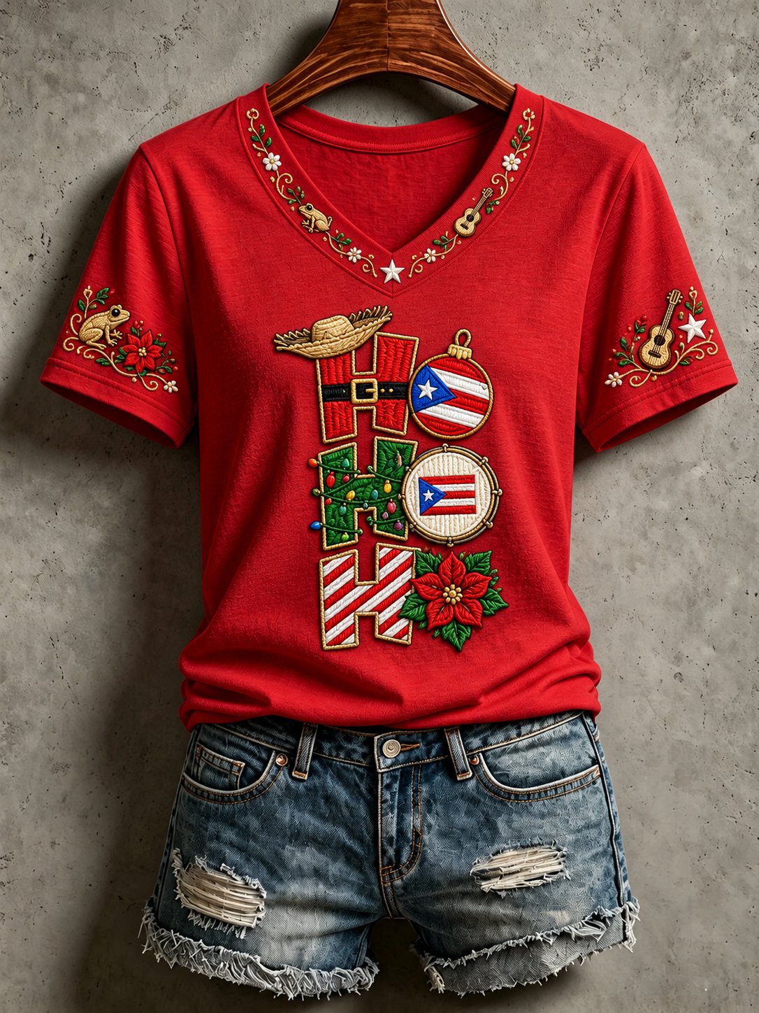Women's Christmas Print T-Shirt