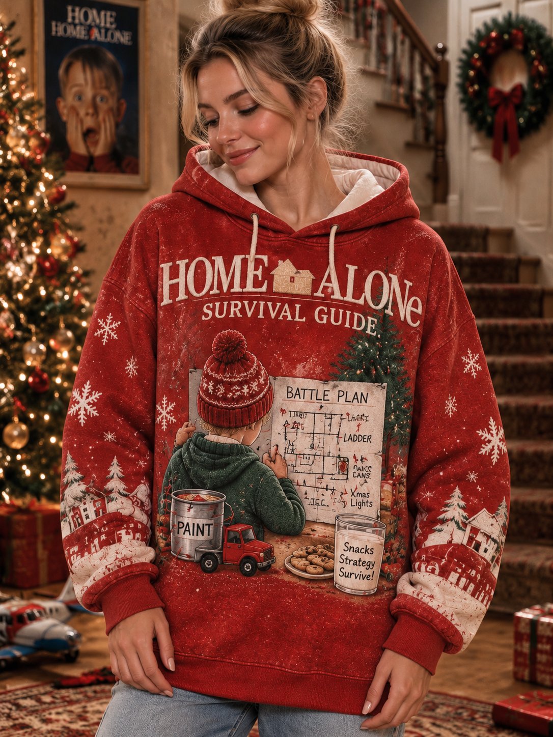 Christmas Print Women's Hoodie