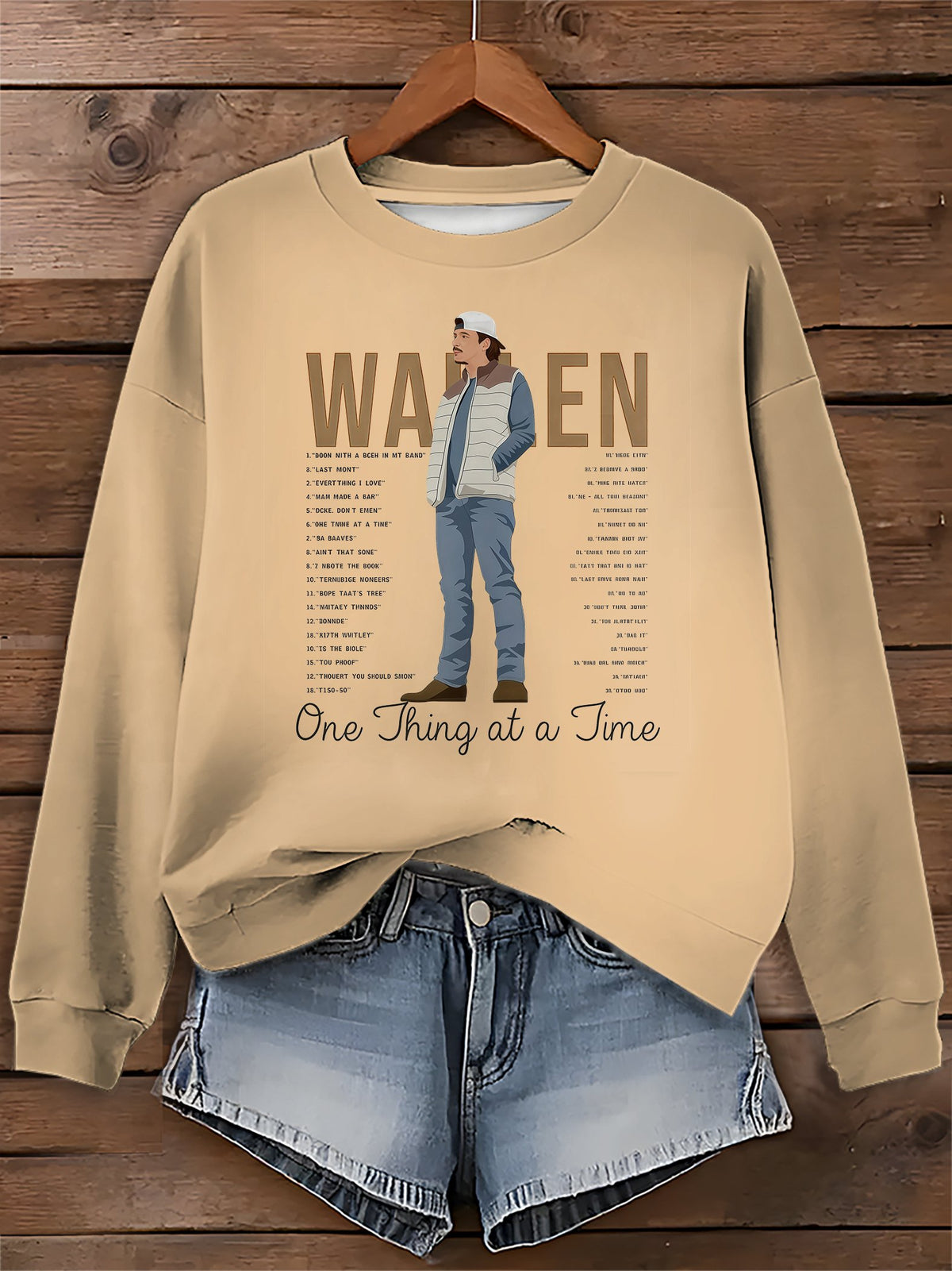 Morgan Country Concert Women's Crew Neck Print Sweatshirt