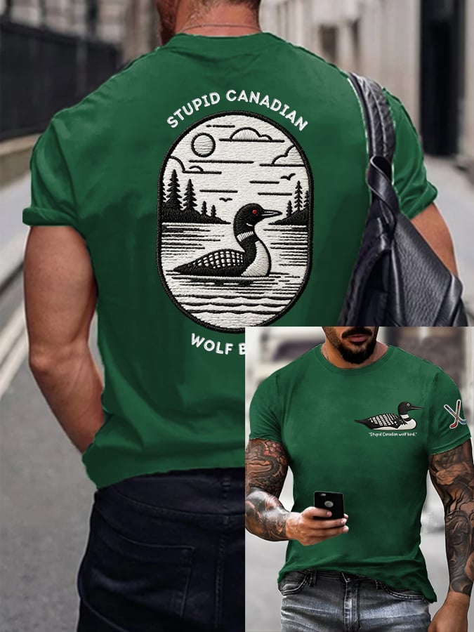 Men's Hockey Romance Print T-Shirt