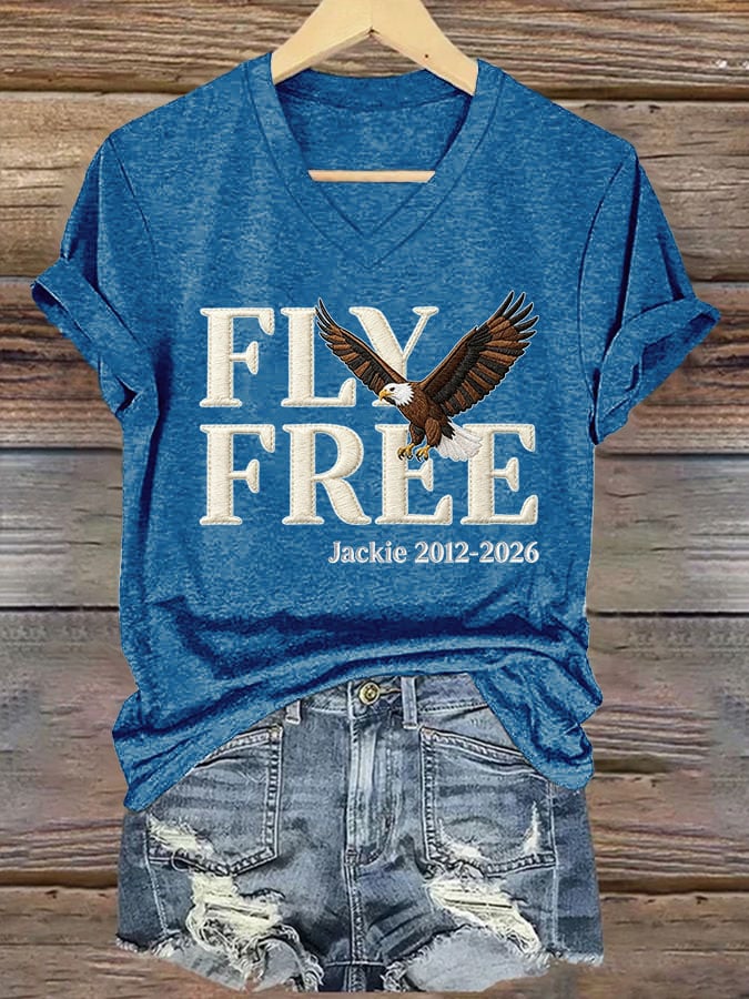 🔥🔥2nd 50% Off 🔥🔥Women's Fly Free Jackie Print T-shirt
