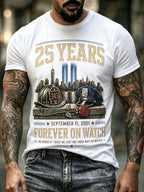 Men's 9.11 Never Forget Printed T-shirt