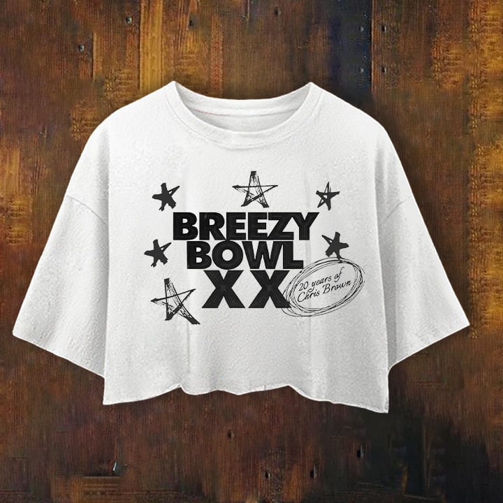 Unisex Breezy Bowl XX Black Lettering Print T-shirt