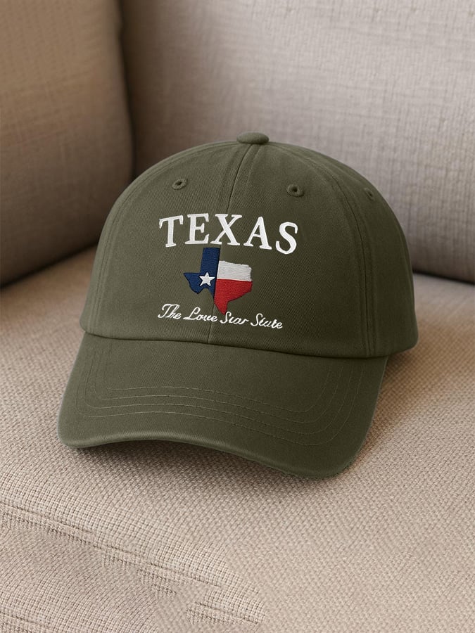 Unisex Texas The Lone Star State Print Baseball Cap