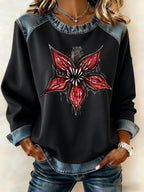 Women's Casual Print Sweatshirt