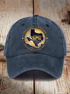 Retro Texas Strong Texas Is A Nation In Every Sense Of The Word Print Baseball Cap