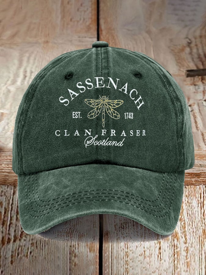 Sassenach Est.1743 Clan Fraser Outlander Printed Baseball Cap