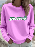 Puerto Rico Casual Casual Color Printed Sweatshirt