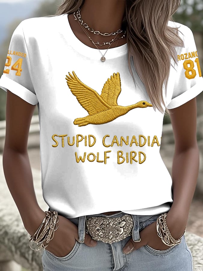 Women's TV series print T-shirt