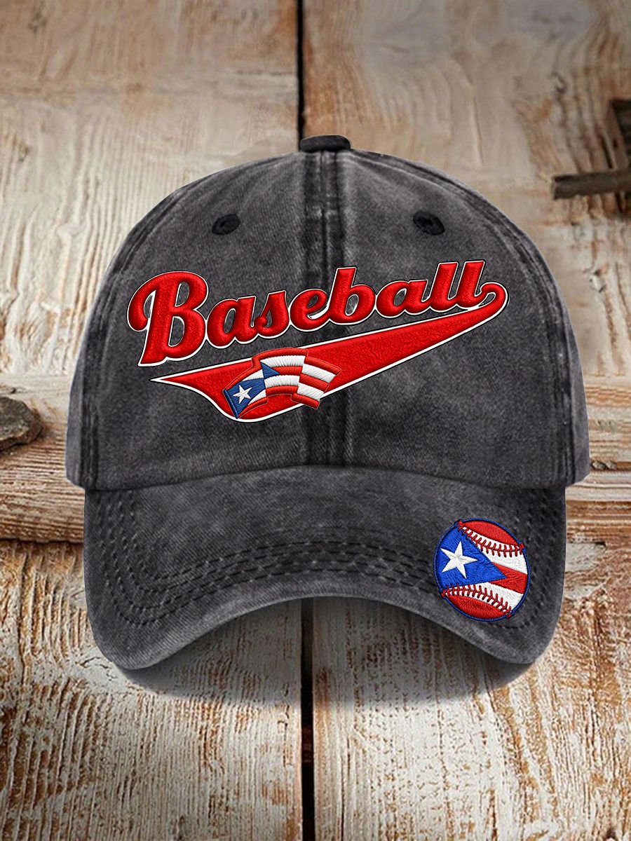 Unisex Puerto Rico Baseball Hat