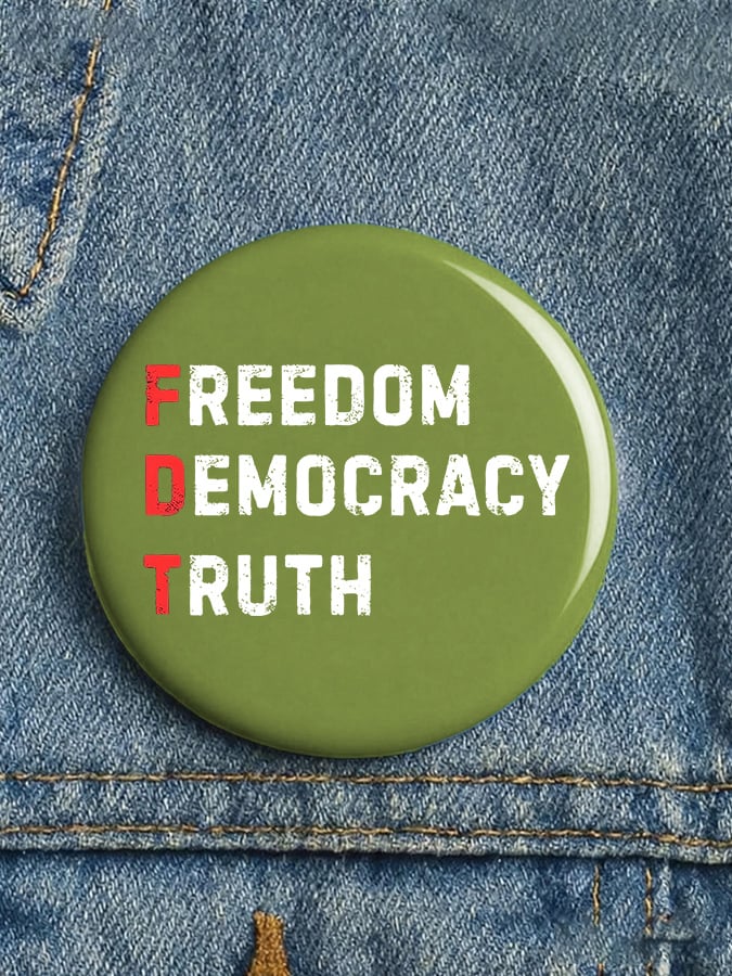 Freedom Democracy Truth FDT Button