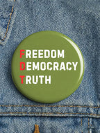 Freedom Democracy Truth FDT Button