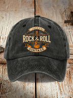 Unisex Retro Band-Print Hat