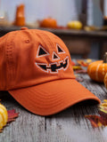 Vintage Autumn Pumpkin Art Casual Print Hat