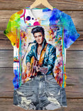 The King Rock'n Roll Printed Crew Neck T-shirt