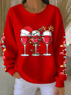 Women's Christmas Print Casual Sweatshirt