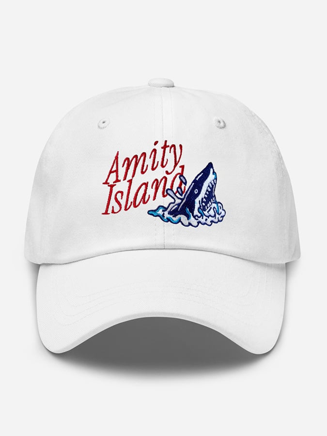 Retro Amity Island 1975 Print Baseball Cap