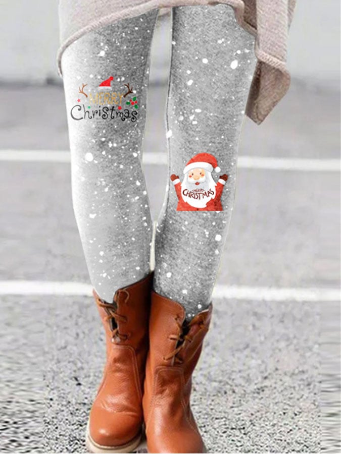Christmas Print Leggings