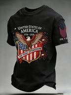 Men's American 250th Anniversary Print Casual Top