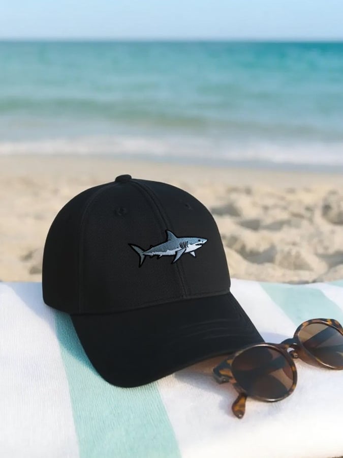 Unisex Great White Shark Baseball Cap