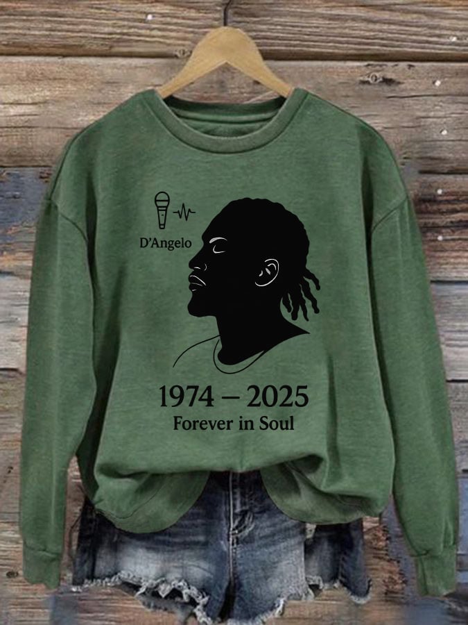 Women's Soulful Inspired Graphic Casual Sweatshirt