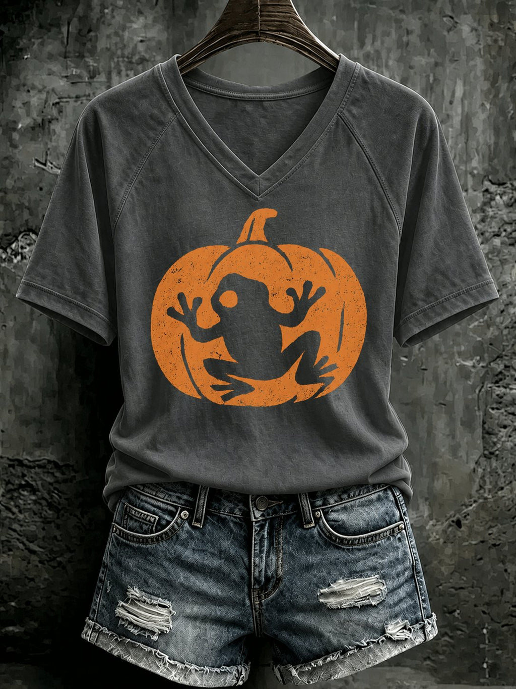 Women's Puerto Rico Halloween Print T-shirt