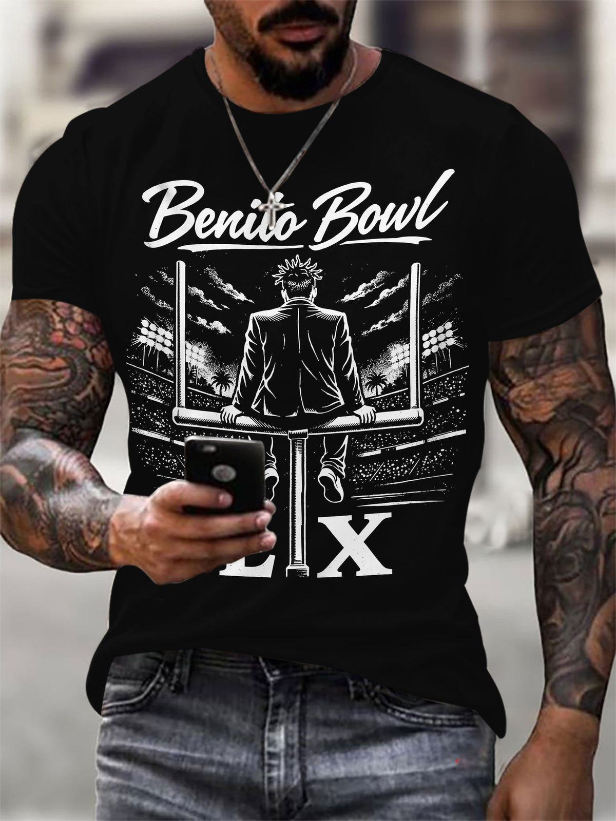 Men's Puerto Rico Singer Printed T-Shirt