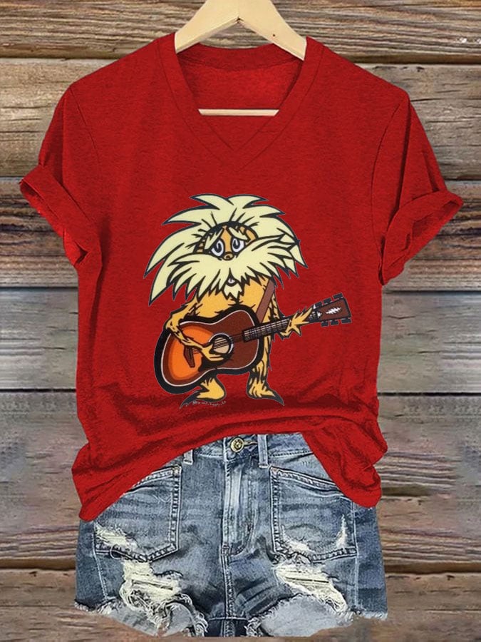 Women's Casual Printed Short-Sleeve T-Shirt