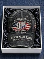 Unisex We Will Never Forget 9 11 Print Baseball Cap
