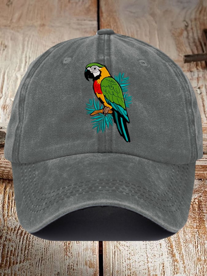 Parrot Print Baseball Cap