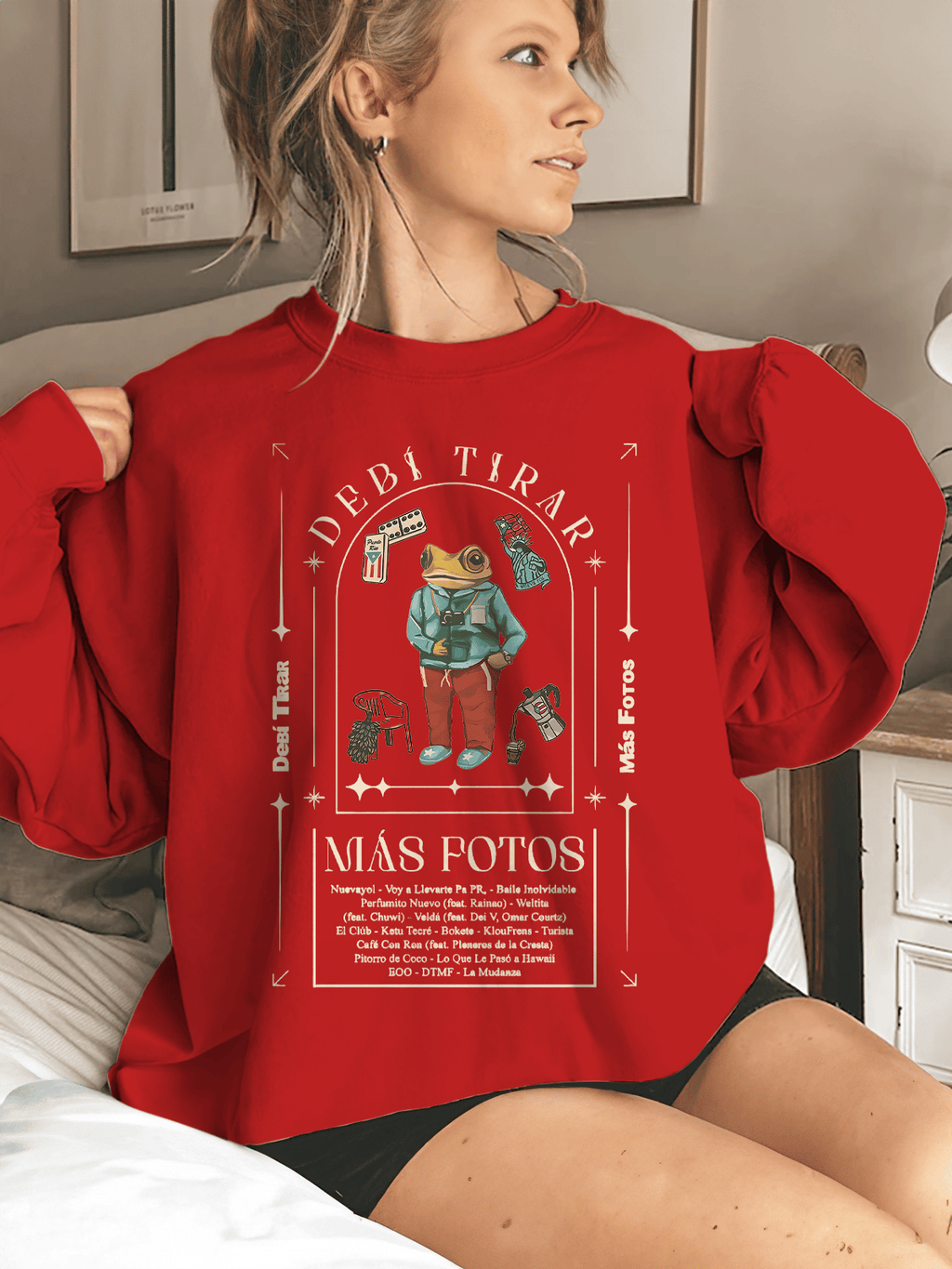 Puerto Rican Singer Printed Sweatshirt