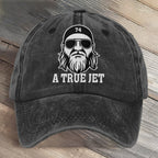 A True Jet 74 Football Art Printed Cap
