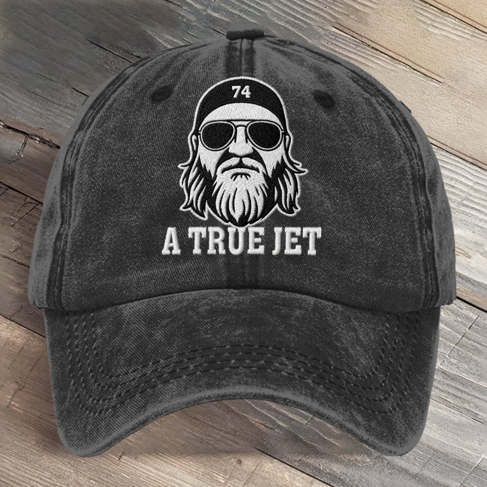 A True Jet 74 Football Art Printed Cap