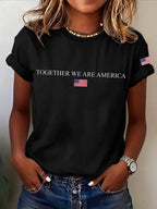 Women's TOGETHER WE ARE AMERICA Print T-Shirt