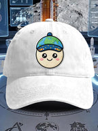 Unisex  Artemis II  Print  Washed Cotton Cap
